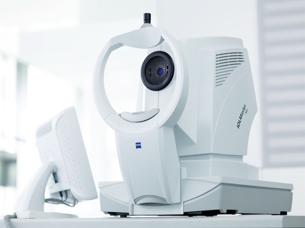 IOL-Master von Zeiss, Patientenseite